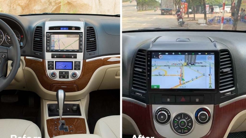 Màn hình DVD Android xe Hyundai Santafe 2006 - 2011 | Vitech 
